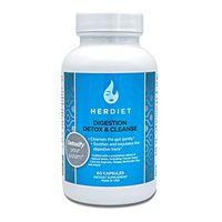 HERdiet Digestion Detox and Cleanse for Women Extra Strength Supplement Pills with Detoxification of Colon and Toxins for Diet Assist