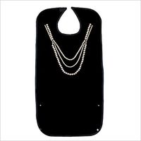 HNYG Adult Bib with Crumb Catcher, Waterproof and Double-Layer Patient Bib, Reusable Clothing Protector for Eating and Drink