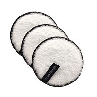 ❤Ywoow❤ 🍀 Women's Daily Care Reusable Microfiber Cloth Chemical-Free Makeup Remover Cloths (3 Pcs Set) (White)
