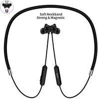 Bluetooth Headphones, hoco. Magnetic Wireless Neckband Lightweight Sports Earphones V4.2 with Mic IPX4 Waterproof HD Stereo Sweatproof in Ear Earbuds for Gym Running Noise Canceling Headsets (Black)