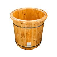 Foot Bath Barrel,Deep Barrels,Wooden Barrels，Foot Tub，Footbath，Solid Wood Thicken Foot Basin，Wooden Bucket Foot Spa Tub,Cypress Wood Foot Bath