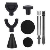 Nicemeet 6Pcs Jigsaw Massage Adapter and Bits, Percussion Attachment Tool with 2 Rods, Massager Deep Tissue Adaptor, Personal Massage Tool