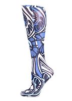 Celeste Stein Therapeutic Compression Socks, Blue Megan, 15-20 mmHg, Moderate