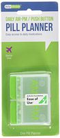 Ezy Dose 1 Day AM/PM Push Button Pill Reminder - Pack of 5