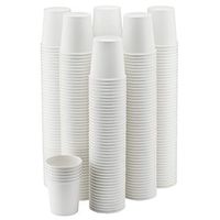 NYHI 100-Pack 4 oz White Paper Disposable Cups – Hot/Cold Beverage Drinking Cup for Water, Juice, Coffee or Tea – Ideal for Water Coolers, Party, or Coffee On the Go’