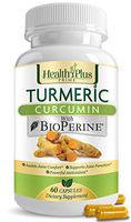 Turmeric Curcumin Pills with Bioperine, Natural Pain Relief and Joint Support with 95 Percent Curcuminoids, All Natural Curcumin Supplements, Highest Potency Organic Turmeric Capsules, USA Made