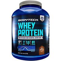 BodyTech Whey Protein Powder with 17 Grams of Protein per Serving Amino Acids Ideal for PostWorkout Muscle Building, Contains Milk Soy Rich Chocolate (5 Pound)