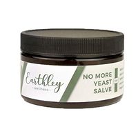 Earthley Wellness No More Yeast Salve, Natural Formula, Relief from Athlete's Foot, Jock Itch, Female Yeast Infections, Thrush (4oz)