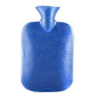 YAKEFJ 2 Liters Premium Classic Rubber Hot Water Bottle, Great for Pain Relief, Hot and Cold Therapy (B-Blue)