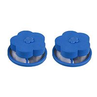HighlifeS Washing Machine Filter,Floating Pet Fur Catcher Filtering Hair Removal Device Wool Cleaning Supplies (2 PC Blue A)