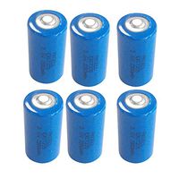 ER17335 3.6V LiSOCL2 Battery 2100mAh Non-Rechargeable Lithium Batteries 6Pcs