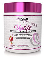 NLA for Her - Uplift Max - Pre-Workout Energy - Provides Clean/Sustained Energy, Supports Athletic Performance, Helps Fast Twitch Muscle Fiber Activation - Strawberry Pina Colada - 30 Servings