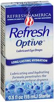Refresh Optive Lubricant Eye Drops - 0.5 oz, Pack of 3