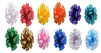 Pull String Bows 5 Inch Assortment Pkg/24