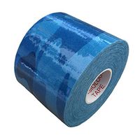 Kinesiology Tape - Uncut 1in/1.5in/2in/3in/4in x 16.4ft Roll - Latex Free Waterproof Medical Tape - Incredible Support for Athletic Sports and Recovery (4 inch x 16.4 feet (10cmx5m),Camo Blue)