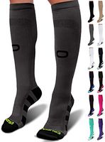 Crucial Compression Socks for Men & Women (20-30mmHg) - Best Graduated Stockings for Running, Athletic, Travel, Pregnancy, Maternity, Nurses, Medical, Shin Splints, Support, Circulation & Recovery