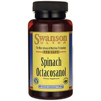 Swanson Spinach Octacosanol 10000 mcg 60 Veg Capsules