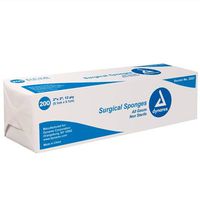 Dynarex 3223 Surgical Gauze Sponge, 12 Ply , Bag, 8000, Sponges, 2" x 2", 12 Ply