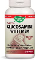 Nature's Way Flexmax Glucosamine with MSM Sodium Free, 240 Tablets
