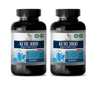 Energy Vitamins for Women - Keto 3000MG - EXOGENOUS Ketone Complex - Zero CARBOHYDRATES - Keto Boost Fat Loss and Energy - 2 Bottles 120 Capsules