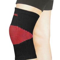 Dimart Protective Black Red Pinstripe Stretchy Knee Support Brace