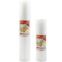 Creation Core Kitchen Commercial Grade Food Storage Saver Vacuum Sealer Bags Roll(1PC 8"x197"+1PC 11"x197")