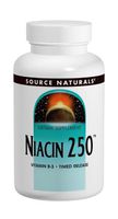 Source Naturals Niacin Timed Release 250mg, 100 Tablets
