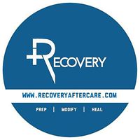 Recovery Aftercare Round Blue Sticker
