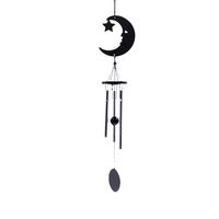 AceList Small Wind Chime 14 Inches Moon Wind Chime for Door Chime House Bedroom Dorm Room Decoration