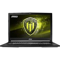 MSI WE73 8SK-292 Mobile Workstation Laptop (Windows 10 Professional, Intel Core i7-8750H Processor, 17.3" FHD 16:9 (1920 x 1080) Anti-Glare Display, SSD: 512 GB, RAM: 16 GB DDR4) Aluminium Black
