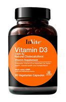 InVite Health Vitamin D3-1000IU, for Bone Health, Overall Health and Metabolism, 90 Capsules