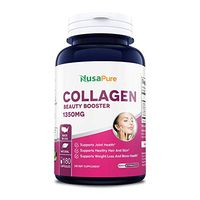 Collagen Complex 1350mg 180caps (Non-GMO & Gluten Free) with White Pine Bark, L-Cysteine, Grape Seed Extract - Anti-Aging for Healthy Hair, Skin, Joints & Nails