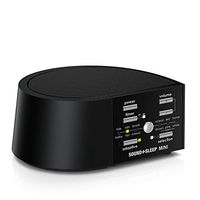 Sound+Sleep MINI High Fidelity Sleep Sound Machine with AC and Battery Power, Real Non-Looping Nature Sounds, Fan Sounds and White Noise