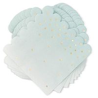 Sparkle and Bash Ombre Turquoise Party Napkins, 100 Pack, 5 Inches