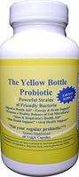 Candida Yeast Issues? Get The Fast Acting Yellow Bottle Probiotic - for Those Suffering with: Digestive Problems Such as Gas & Bloating, Yeast infections, Oral Thrush, diarreha & Constipation