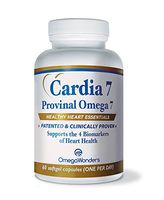 Cardia 7: Purified Provinal Omega 7 Fatty Acids - Compare to Omega 3-6-9 and See The Benefits - A Great No Fish Smell, No Burp-Back, No Fish Taste Alternative to Fish Oil Capsules