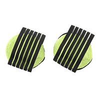 Arch Support 2 Pairs Thin Feet Arch Support Bandage Sports Arch Pads for Exercise Basketball Sprain(Black, Free Size)