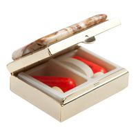 Polished Stone 2 Compartment Pill Box - Selection Will Vary
