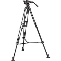 Manfrotto Nitrotech N12 & 545B Dual-Leg Tripod System with Half Ball Adapter