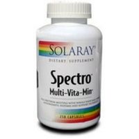 Solaray Spectro Iron-free, 250 Caps, 0.75 Bottle