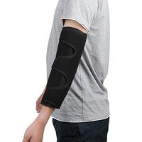 fibee Adult Elbow Immobilizer Splint for Women and Men Sleeping, Adjustable Compression Elbow Support Brace Stabilizer for Night Tendonitis Pain Relief of Cubital Tunnel Syndrom, Front Pull (L/XL)