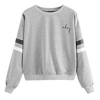 Women's Casual Pullover Long Sleeve Rainbow Sweatshirts Lettle Print Cat Casual Top Blouse Hoodies Sweater Dress