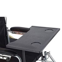 LMEIL Wheelchair Lap Tray Table with Cup Holder Fit for Manual Powered Or Electric Wheelchairs for Play Computer, Eating Snack, Reading
