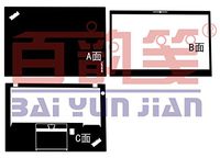 Special Black Leather Skin decals stickers Cover guard For Lenovo Thinkpad T470S 14-inch