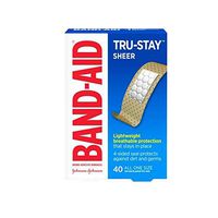 BAND-AID Sheer Strips Adhesive Bandages, All One Size 40 ea (Pack of 6)