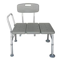 SHUTAO 3 Blow Molding Plates Aluminium Alloy Elderly Bath Chair Gray