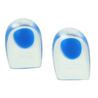 Estone 1 Pair Half Type Silicone Invisible Heighten Shoes Heel Insole Foot Cushion Pads (Men Size)