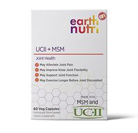 EarthNutri UC-II + MSM/Joint Health Supplement // 40mg UC-II Providing 10mg Total Collagen Including Undenatured Type II Collagen & 1000mg MSM with NO Additive Individually Blister Sealed