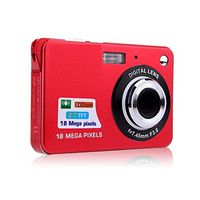 Digital Camera, Lyyes 2.7" Mini Camera HD 720P Digital Point Shoot Camera Camcorder 8X Zoom Camera for Kids and Gifts (Red)