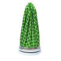Cute Ice Bag for Hot and Cold Treatments, Green Grid
